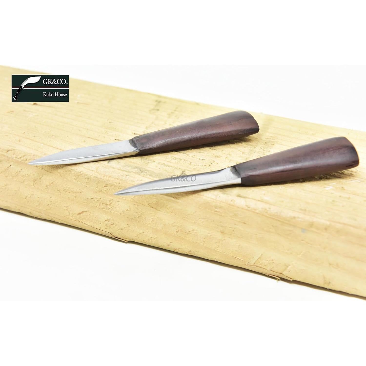 Cuchillos Karda y Chakmak GK&CO. Kukri 3" Acero Al Carbono