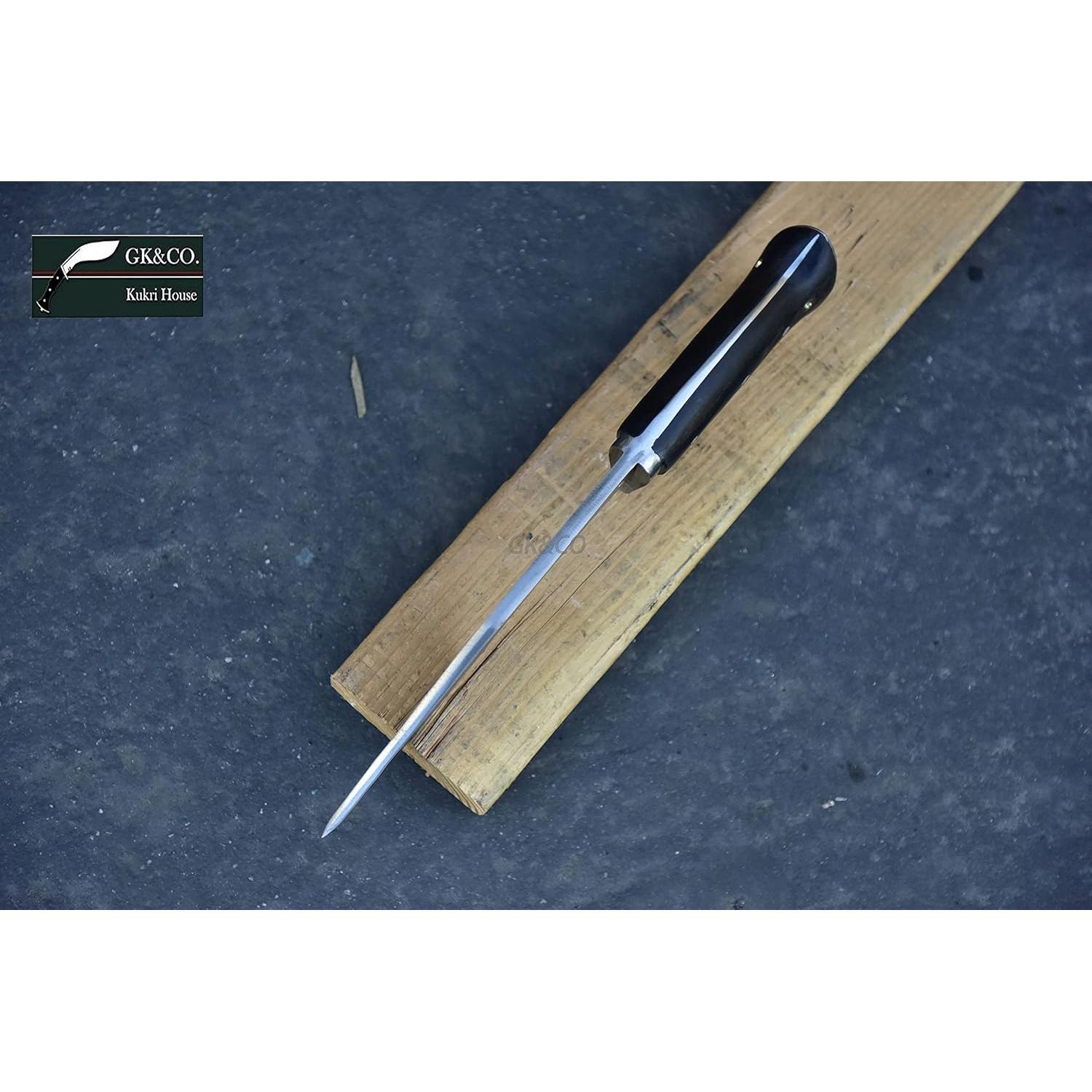 Kukri Genuino GK&CO. 20.32 cm Mango Madera Rosa Hecho a Mano