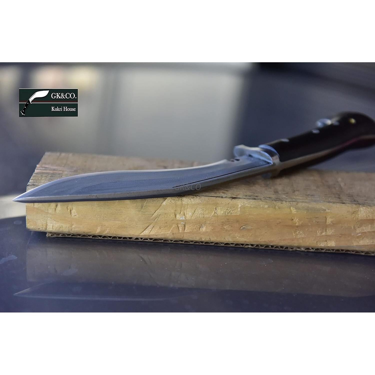 Kukri Genuino GK&CO. 20.32 cm Mango Madera Rosa Hecho a Mano