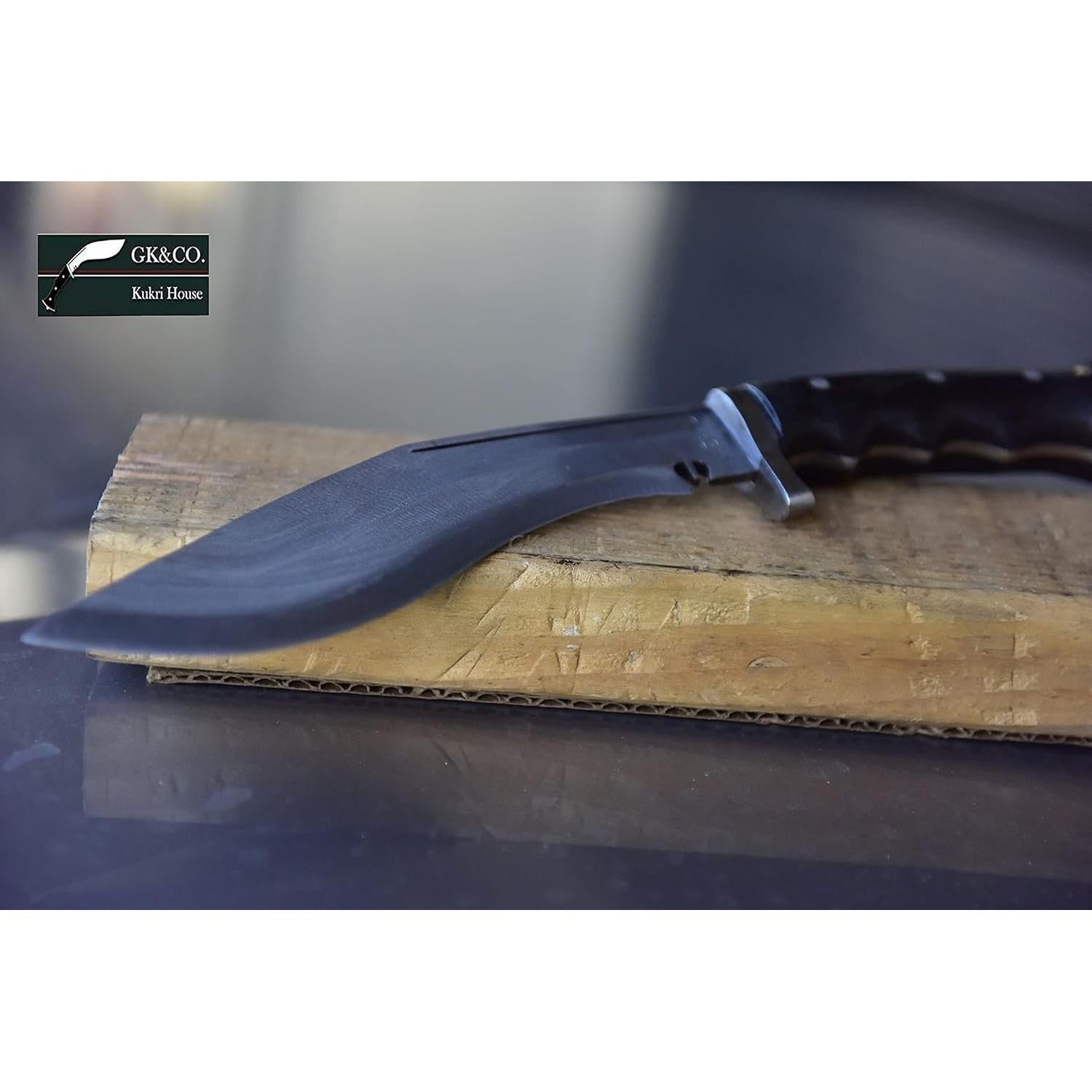 Kukri Genuino GK&CO. 20.32 cm Mango Madera Rosa Hecho a Mano