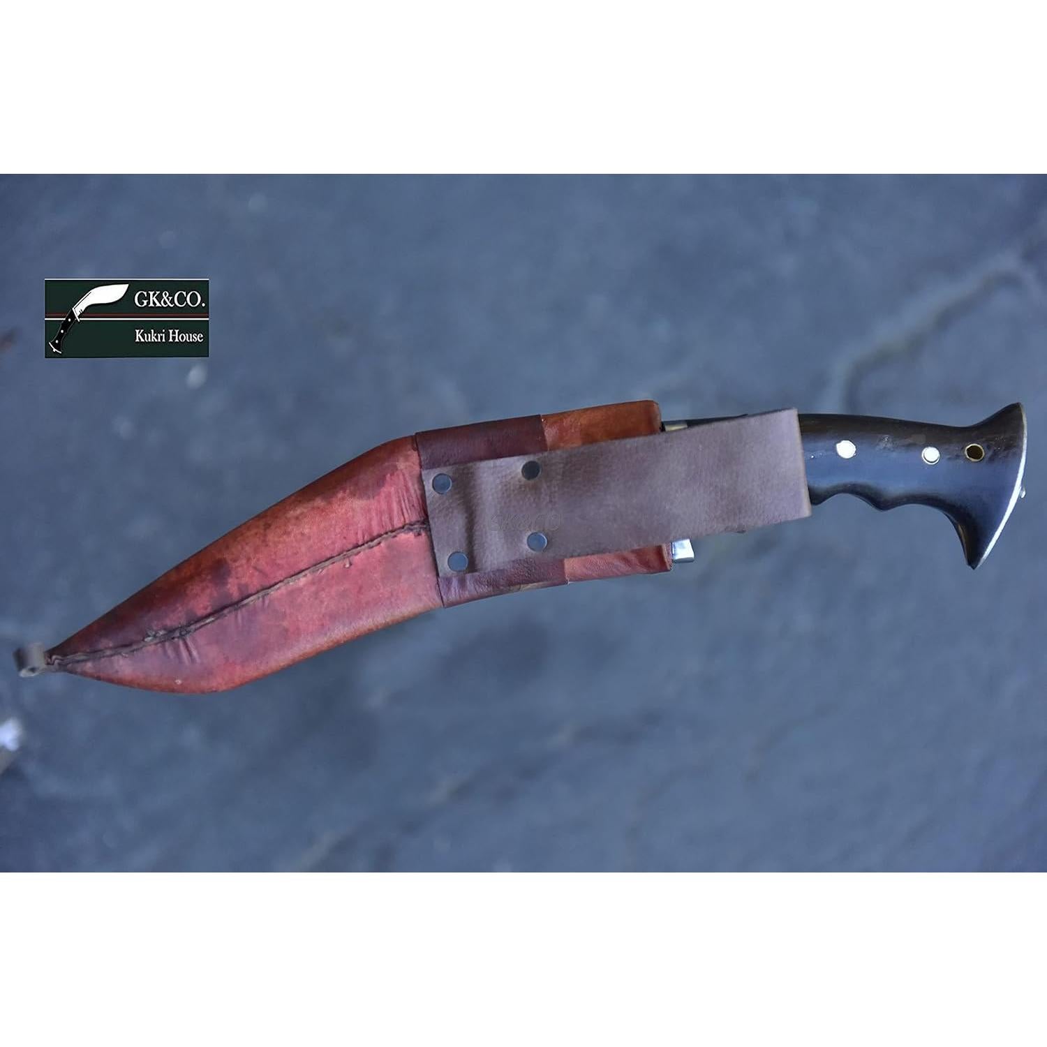 Kukri Genuino GK&CO. 20.32 cm Mango Madera Rosa Hecho a Mano