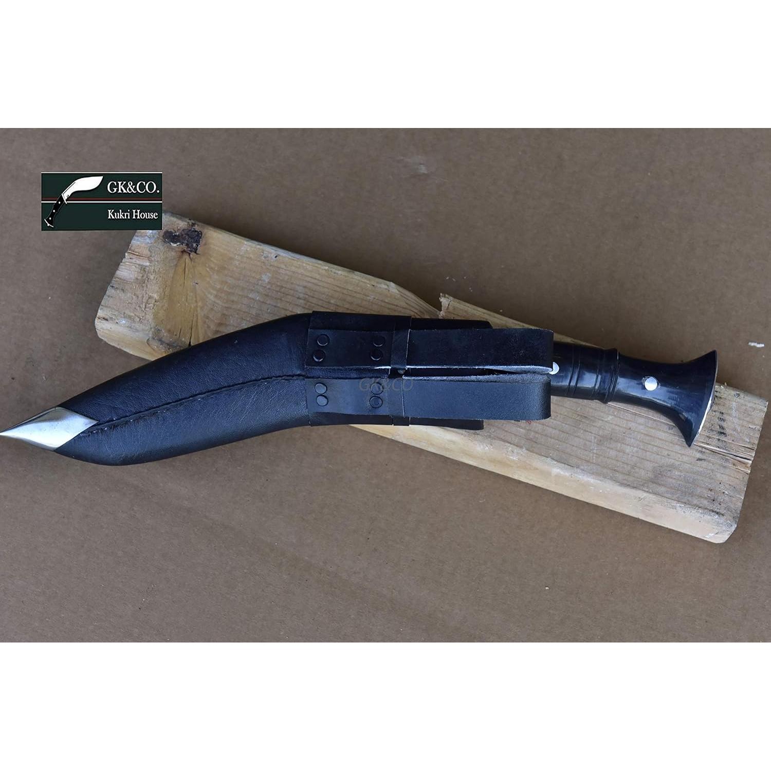 Kukri Genuino GK&CO. Casa Kukri 10.25" Acero Carbono Hecho a Mano