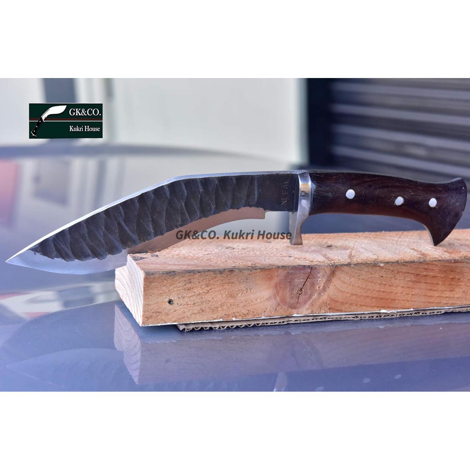 Cuchillo Kukri GK&CO. Casa Kukri 20 cm Acero Carbono Hecho a Mano
