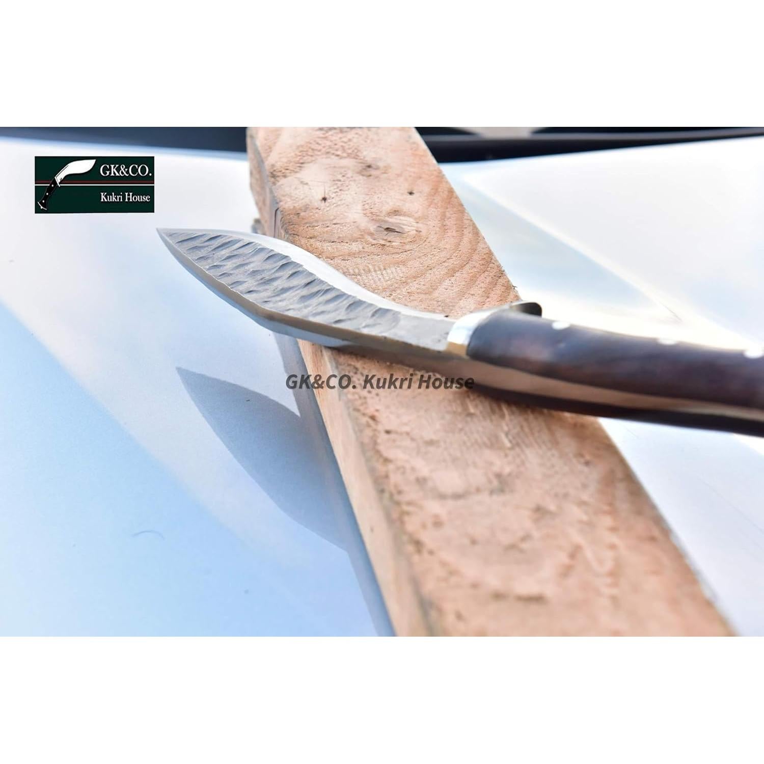 Cuchillo Kukri GK&CO. Casa Kukri 20 cm Acero Carbono Hecho a Mano