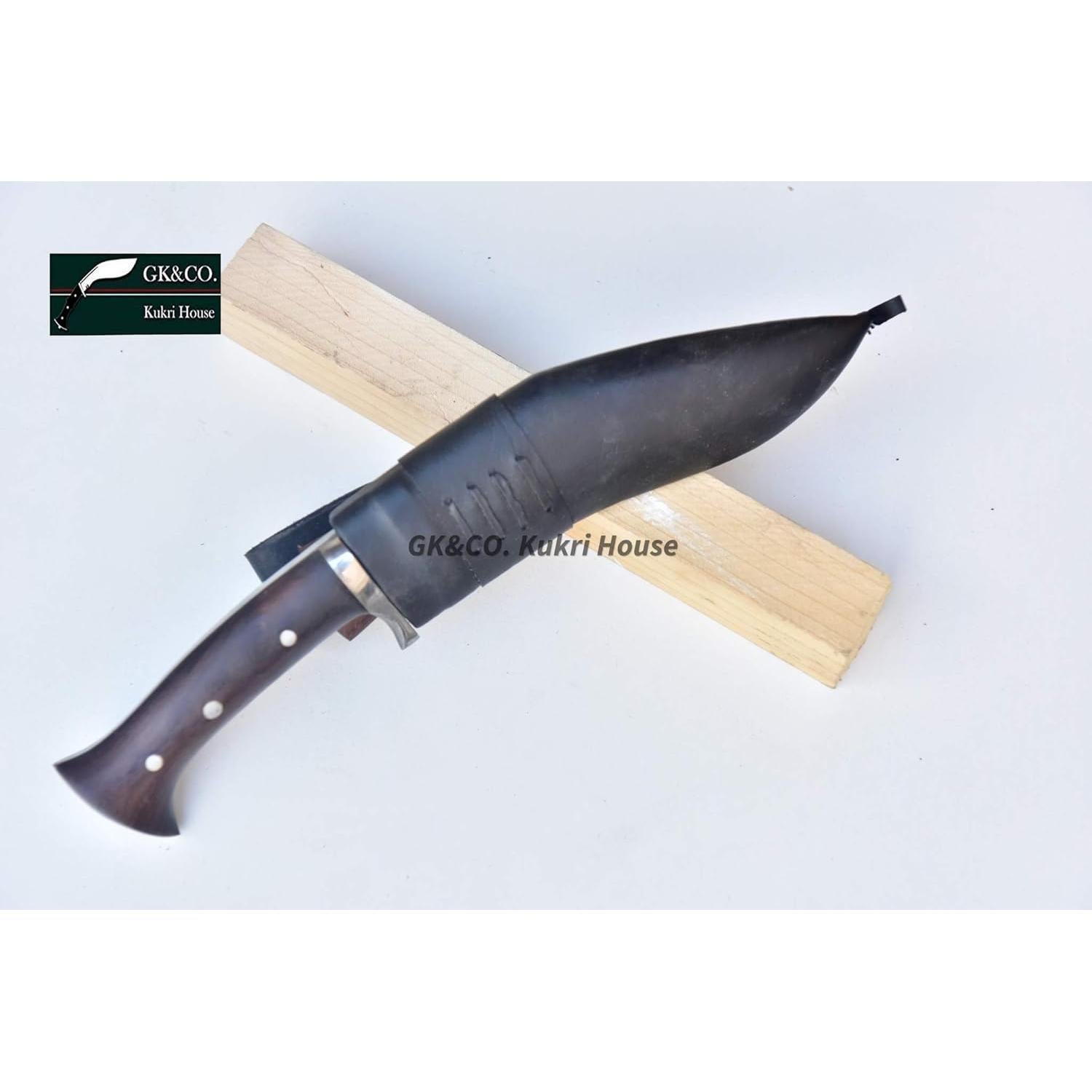 Cuchillo Kukri GK&CO. Casa Kukri 20 cm Acero Carbono Hecho a Mano