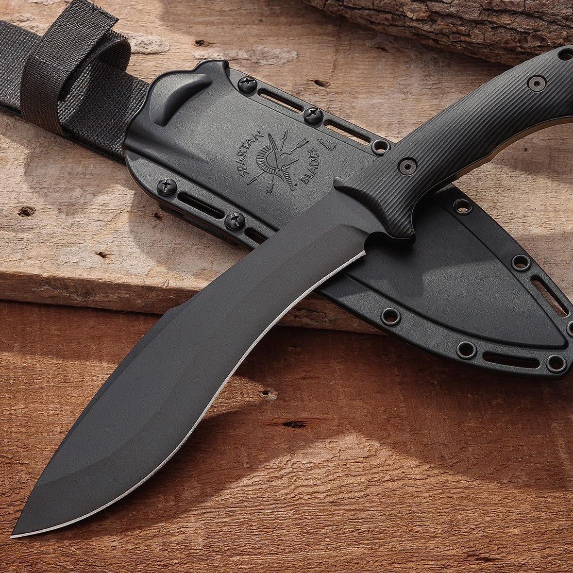 Cuchillo Kukri Spartan Harsey SBSL007BK 35.4 cm Negro