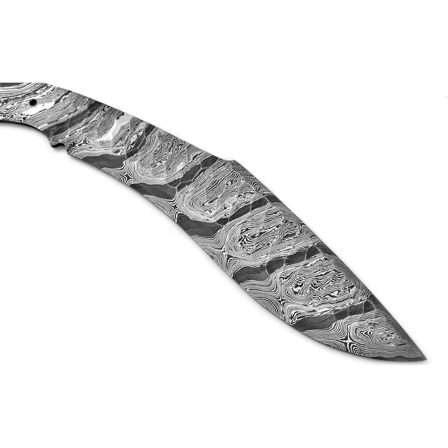 Plantilla de cuchillo Kukri Damasco 38 cm Silver Edge Knives