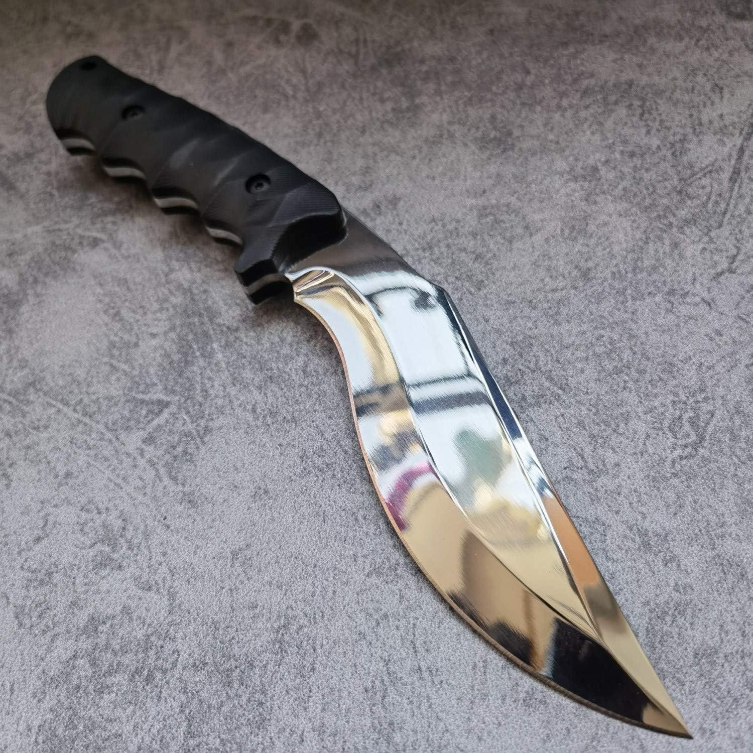 Cuchillo Kukri XHM Awesome 25.4 cm Acero 9Cr18Mov con Funda