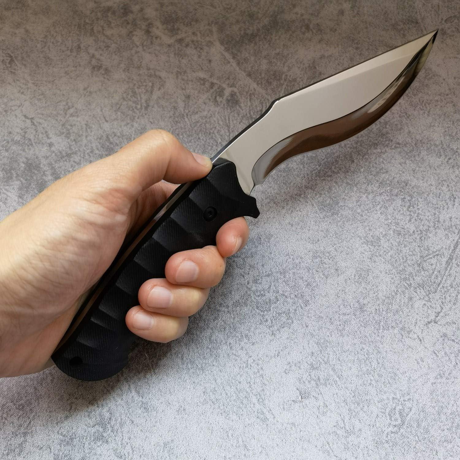 Cuchillo Kukri XHM Awesome 25.4 cm Acero 9Cr18Mov con Funda