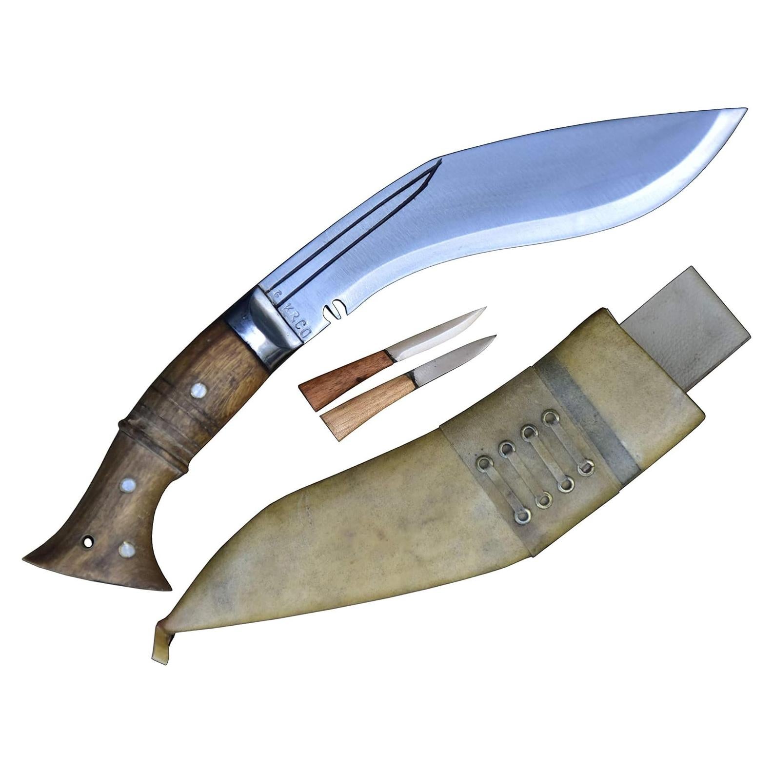 Kukri Genuino GK&CO. 8" Hecho a Mano en Nepal con Funda
