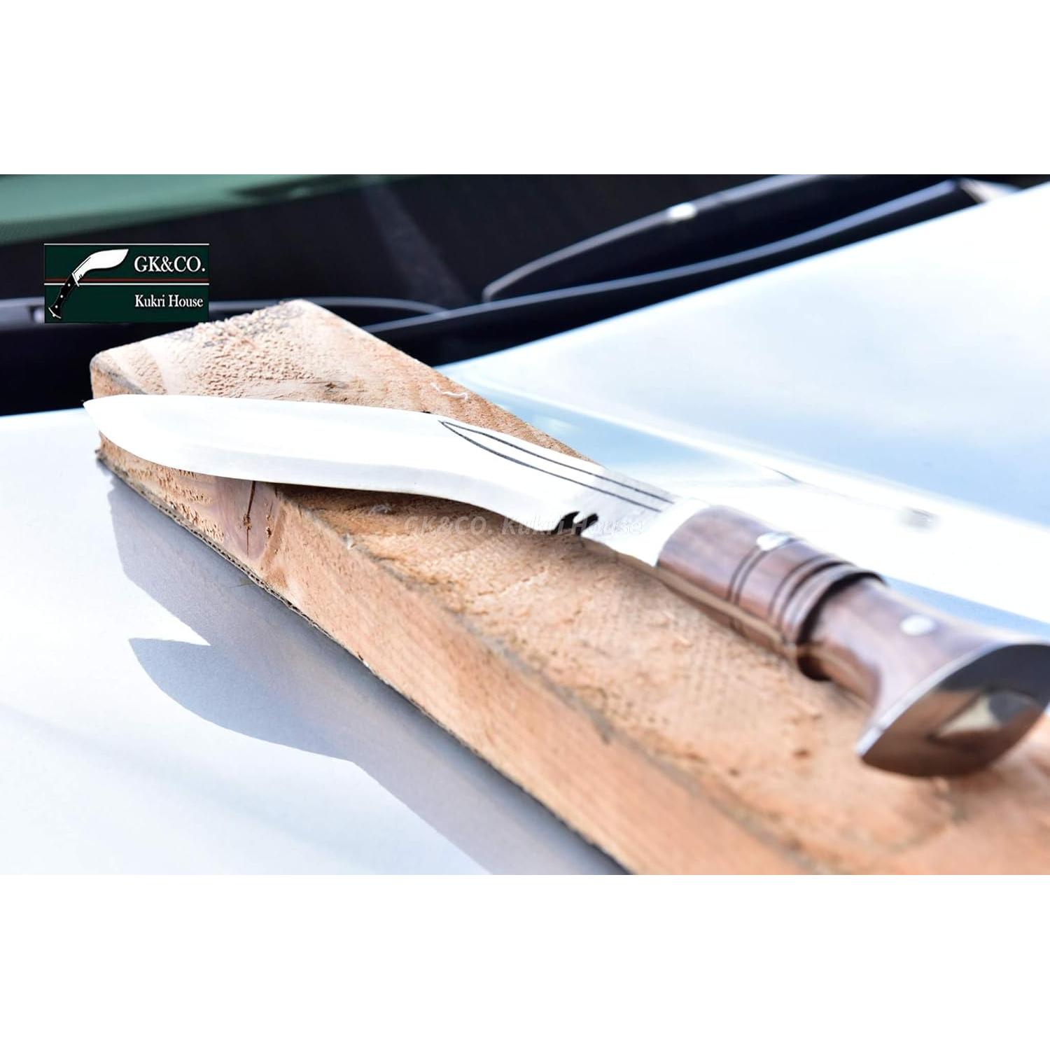 Cuchillo Kukri GK&CO. Casa Kukri 20 cm Hoja Acero Carbono