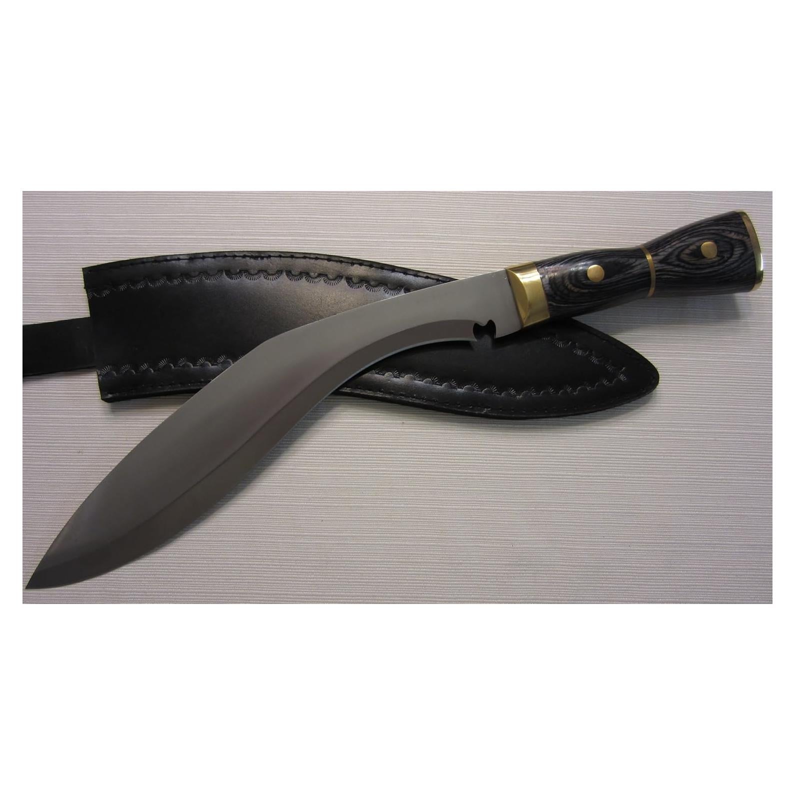 Cuchillo Kukri Rite Edge con Mango de Madera y Funda