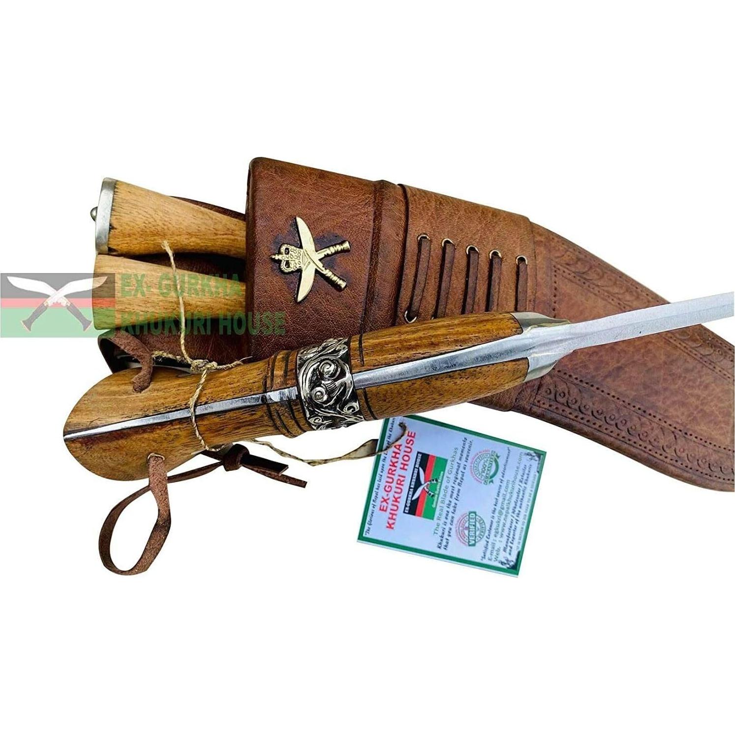 Cuchillo Kukri EGKH de 30.48 cm - Acero Alto Carbono - Nepal