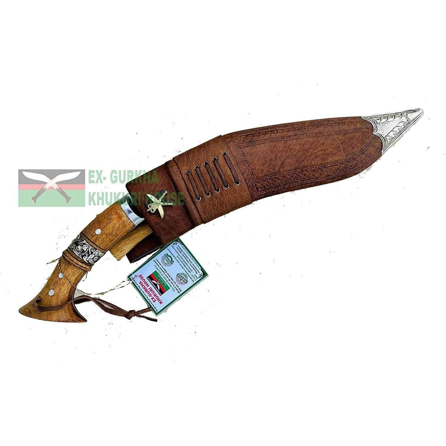 Cuchillo Kukri EGKH de 30.48 cm - Acero Alto Carbono - Nepal
