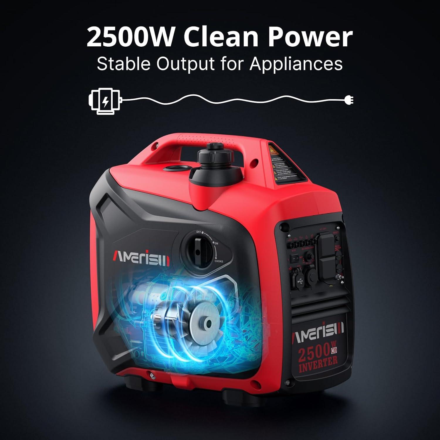 Generador Inversor Portátil Amerisun AM5020C 2500W Gasolina