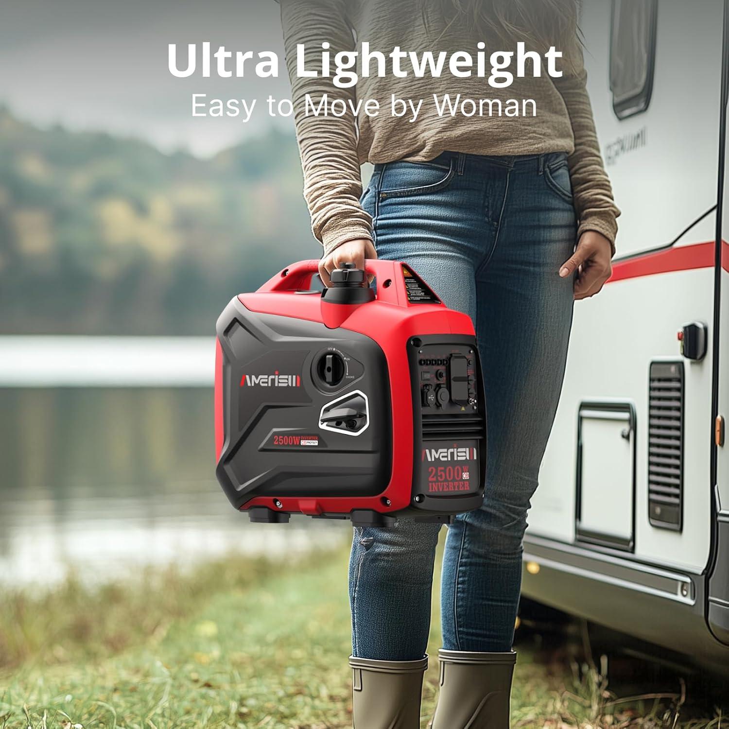 Generador Inversor Portátil Amerisun AM5020C 2500W Gasolina