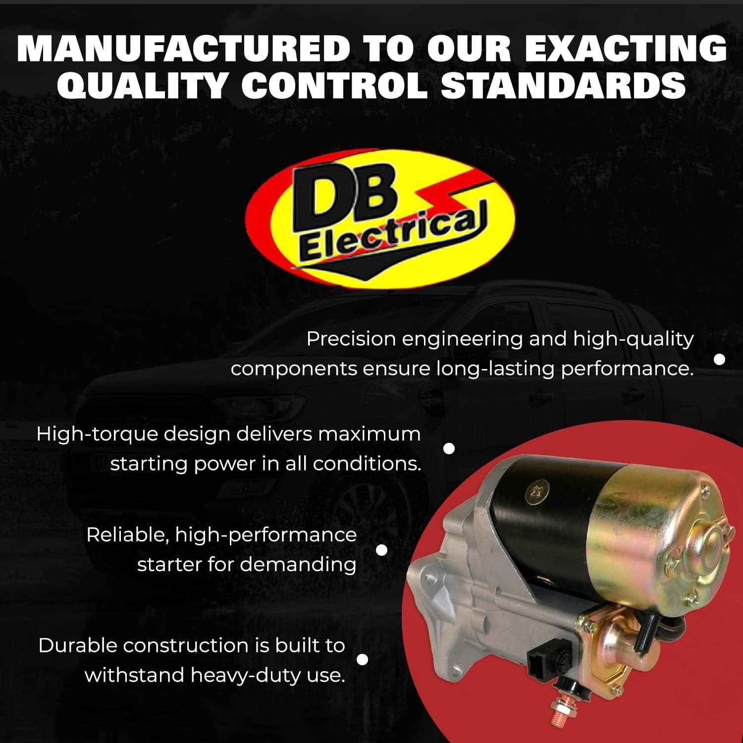 Motor de Arranque DB Electrical 410-52021 12V para CASE y FORD