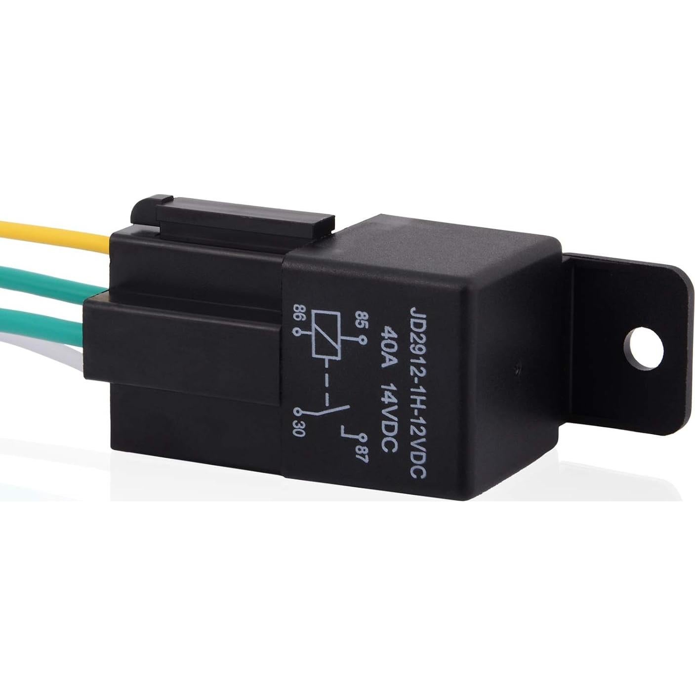 Kit de arnés de socket de relé EHDIS 4 pines 12V 40A