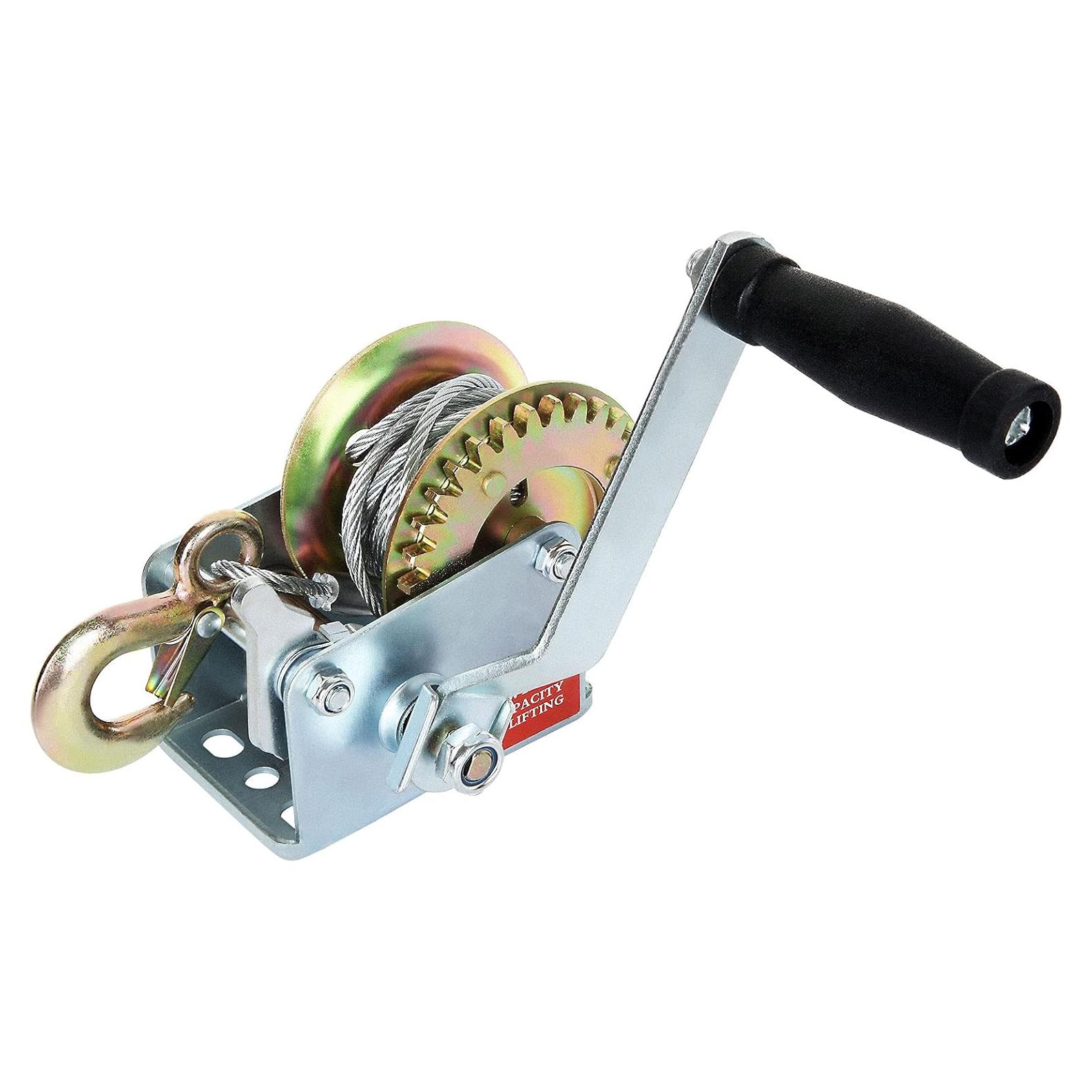 Winch Manual ASeleccionado 800lbs con Cable de Acero 8m