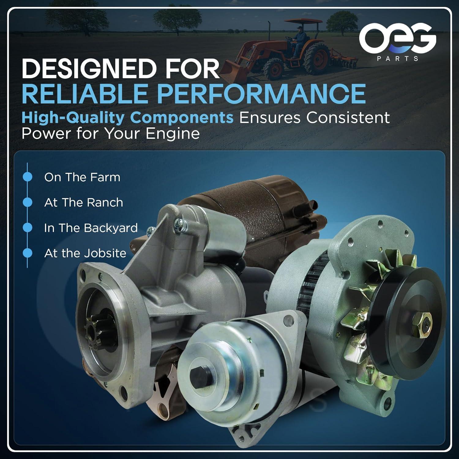 Motor de Arranque OEG 12V para Camión Ford y CASE 2.5KW