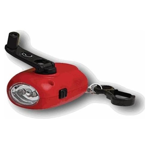 Linterna de Manivela Dynamo 2 LEDs - Emergencia Sin Baterías
