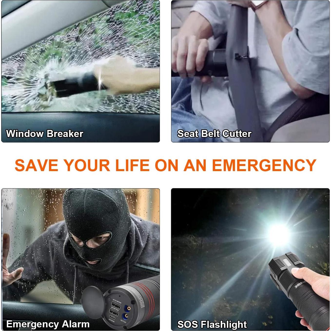 Arrancador de Salto CarAIDE 3X Multi-Herramienta 1000A 8000mAh