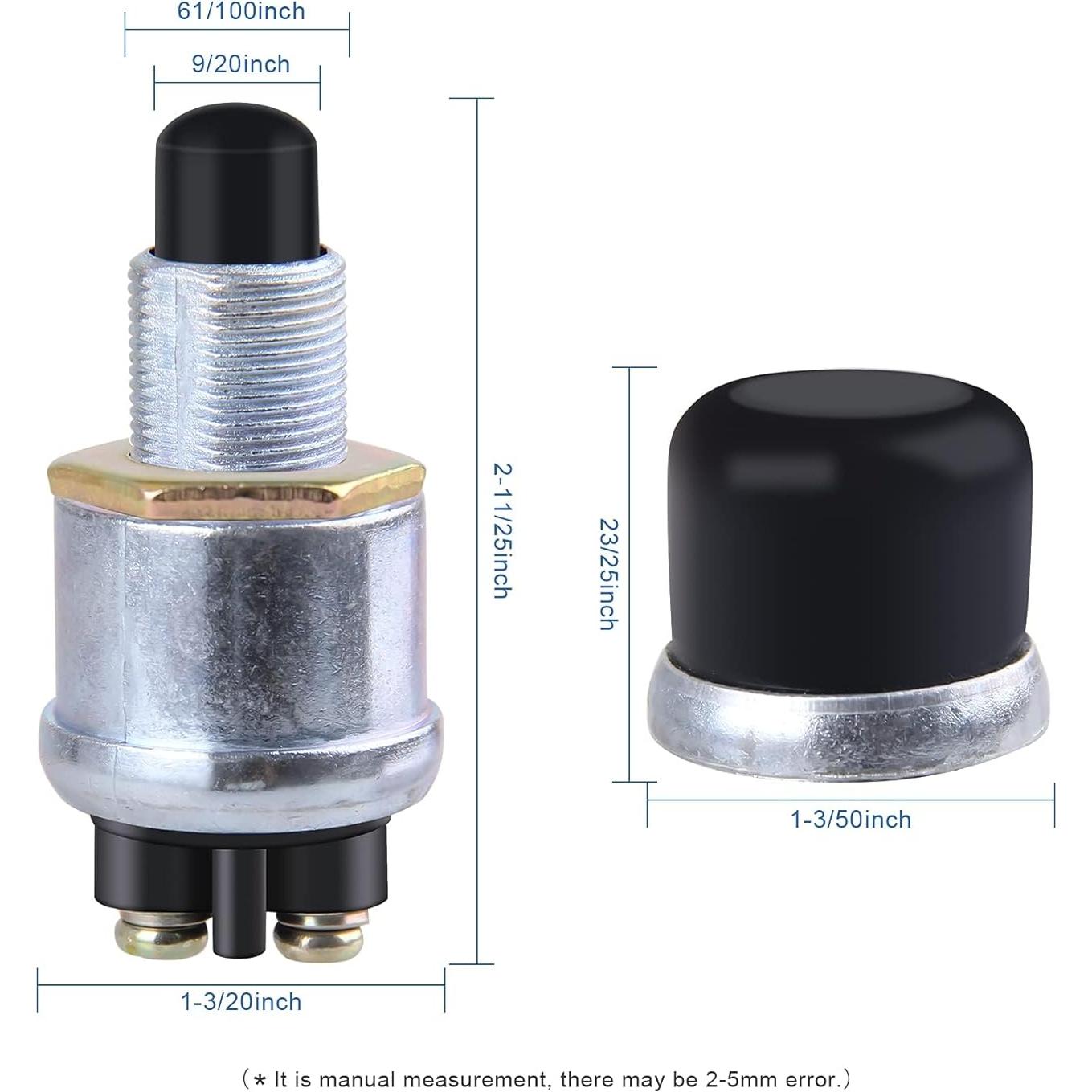 Interruptor de Arranque Momentáneo 12V Big-Autoparts a Prueba de Climas