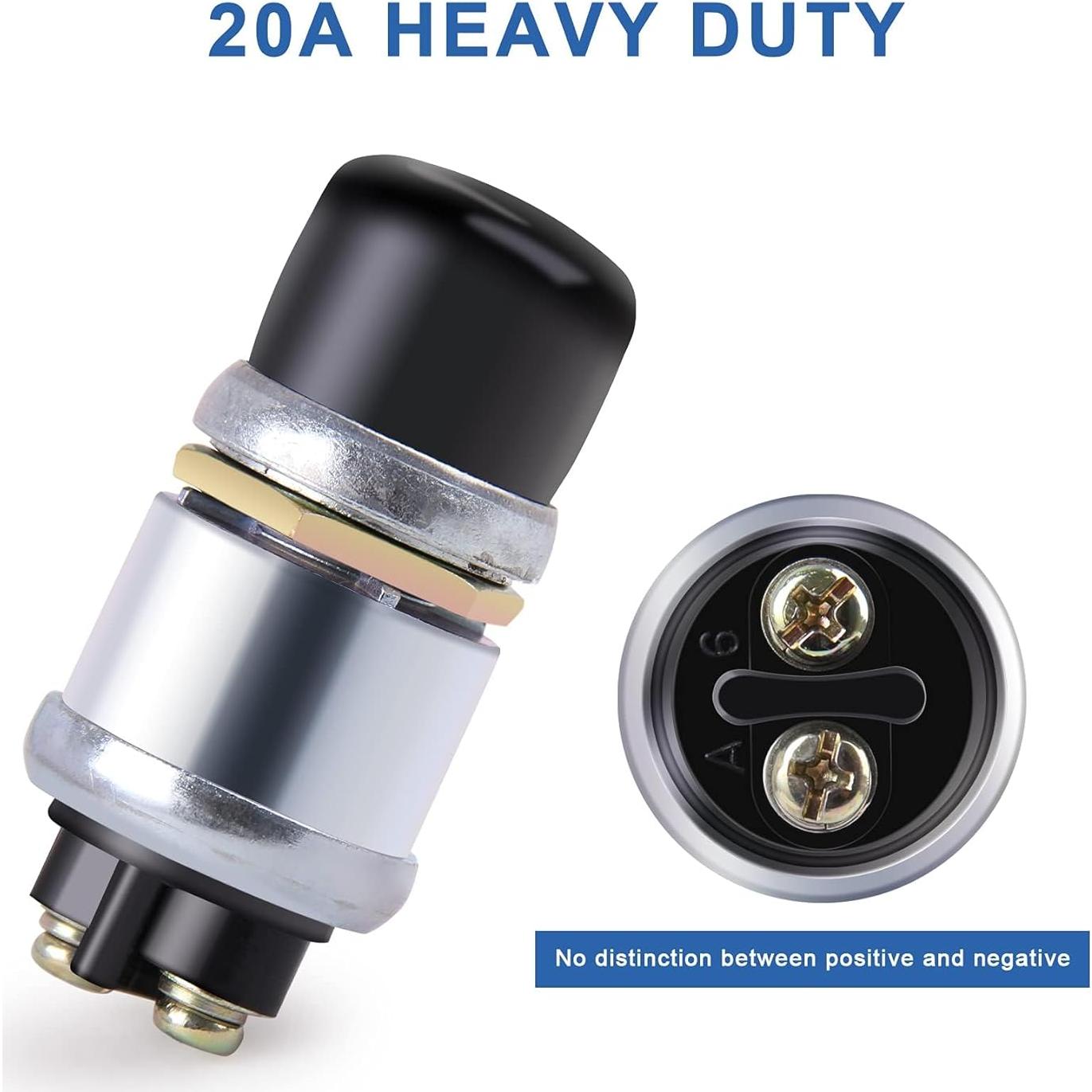 Interruptor de Arranque Momentáneo 12V Big-Autoparts a Prueba de Climas