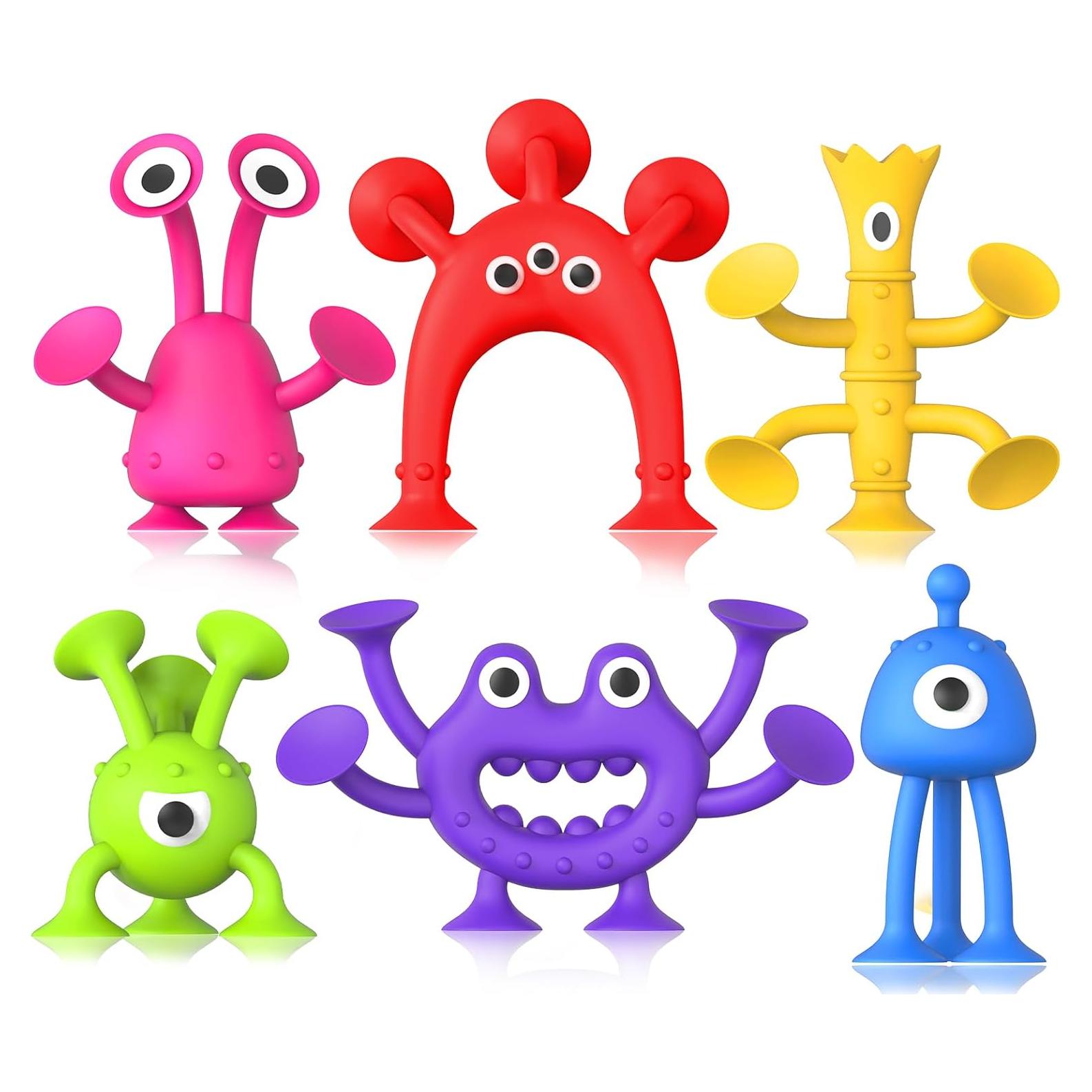 Juguetes de Baño para Bebés Richtim 6PCS Alienígenas