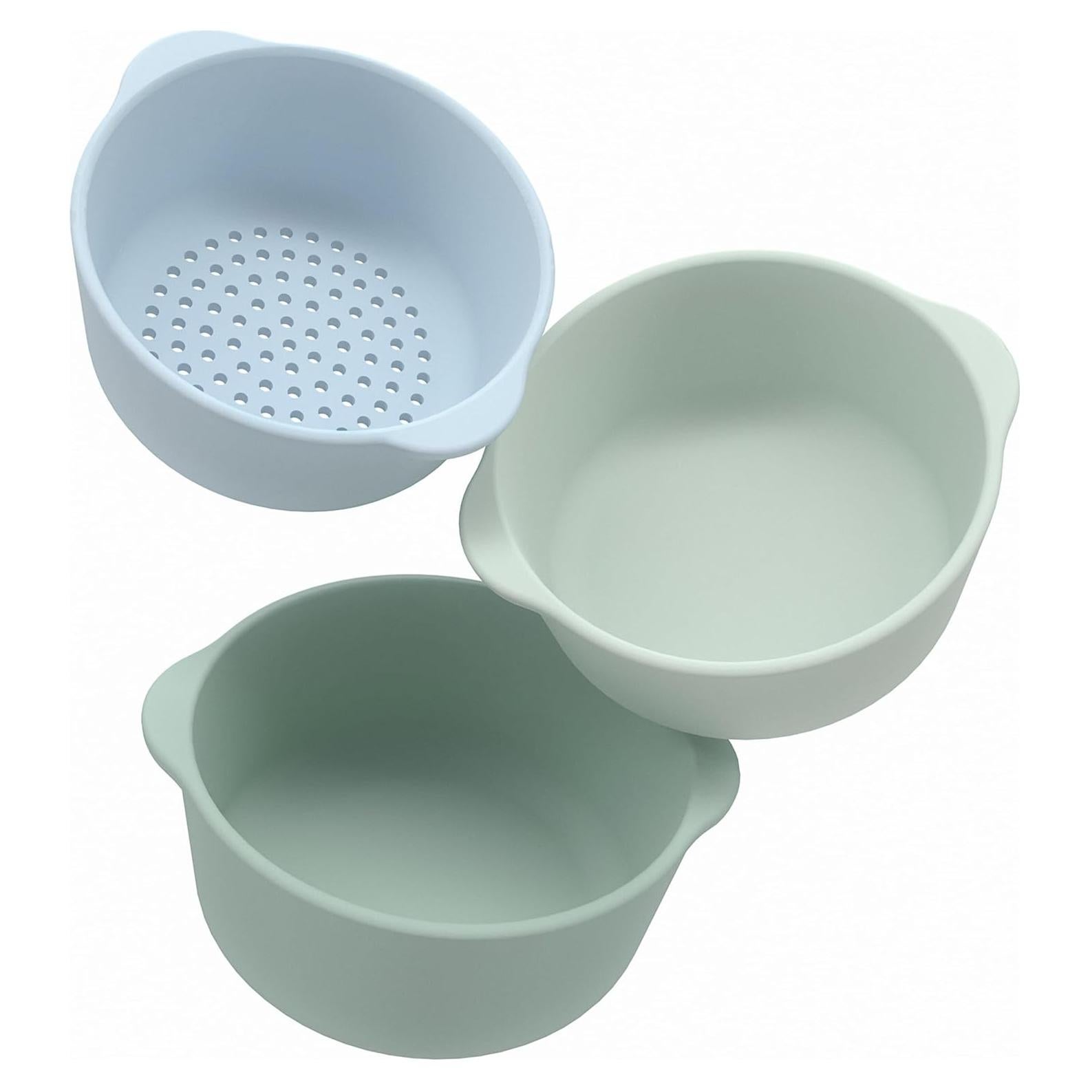 Juego de Cuencos de Silicona Apilables Inspire My Play Verde