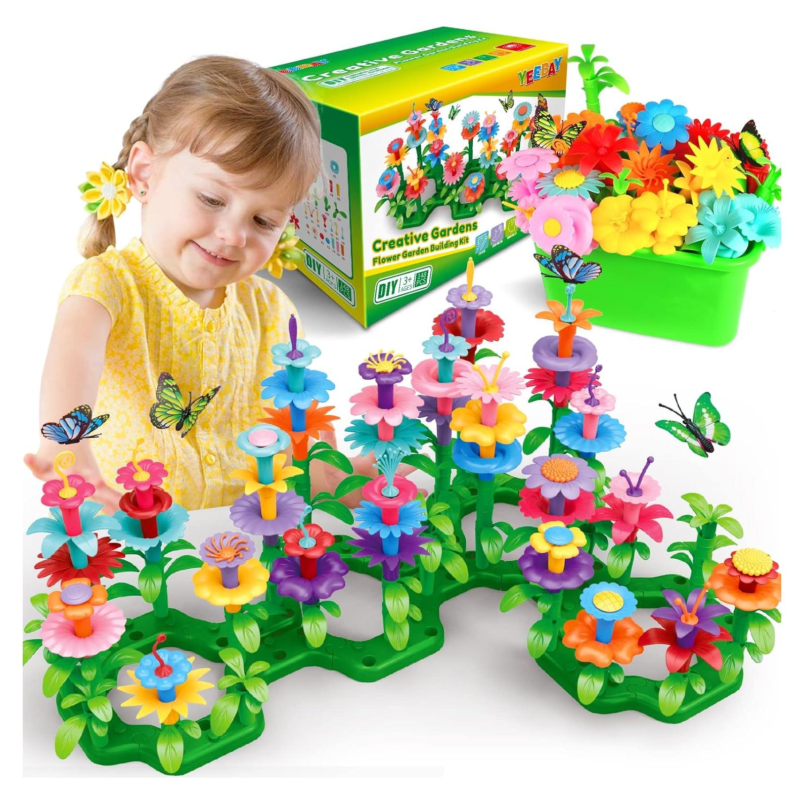Juguete de Construcción de Jardín YEEBAY 148 PCS para Niñas 3-7 Años
