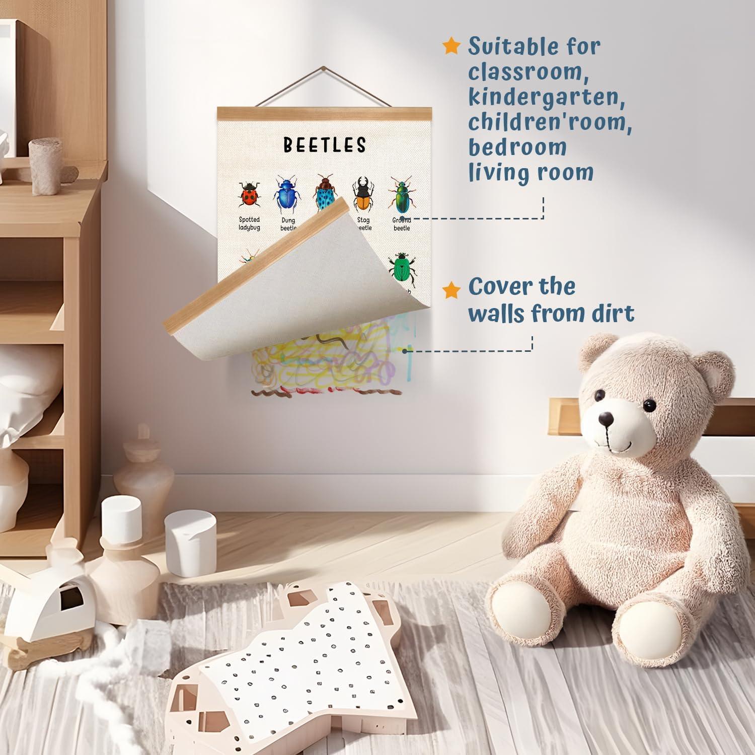 Pósters de Insectos ZTGDA - Juego de 2 Lienzo 30x40 cm