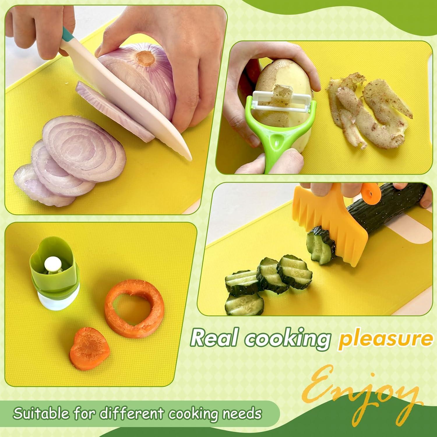 Conjunto de cuchillos para niños 17 piezas Chanking seguro