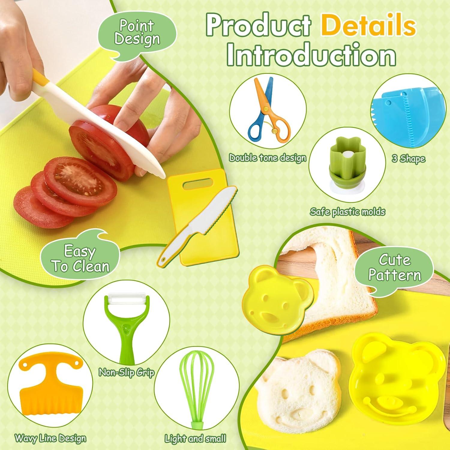 Conjunto de cuchillos para niños 17 piezas Chanking seguro