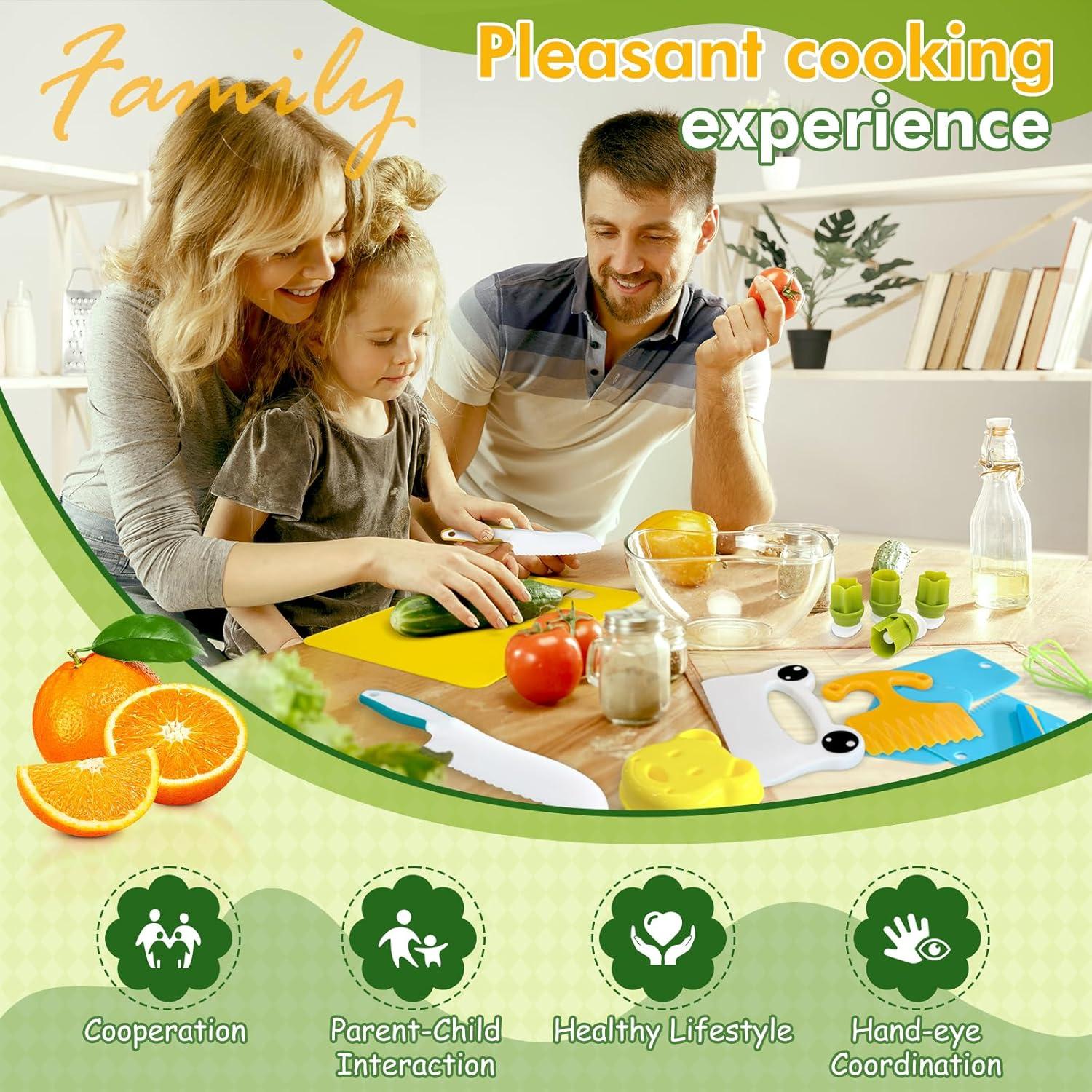 Conjunto de cuchillos para niños 17 piezas Chanking seguro