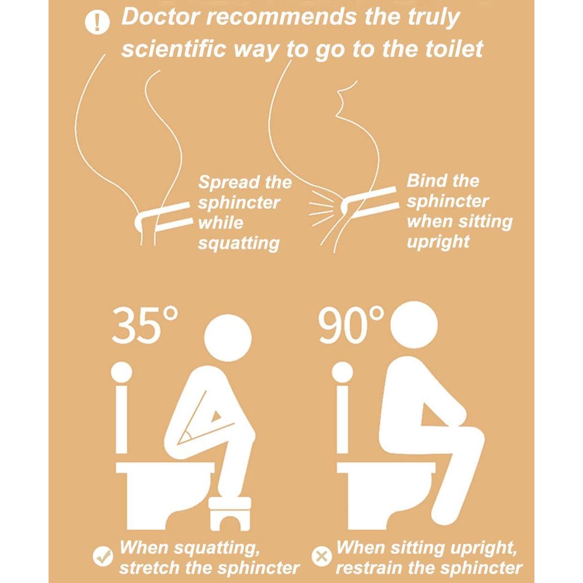 Taburete de Baño de Bambú JACNITAD 16.5 cm Antideslizante