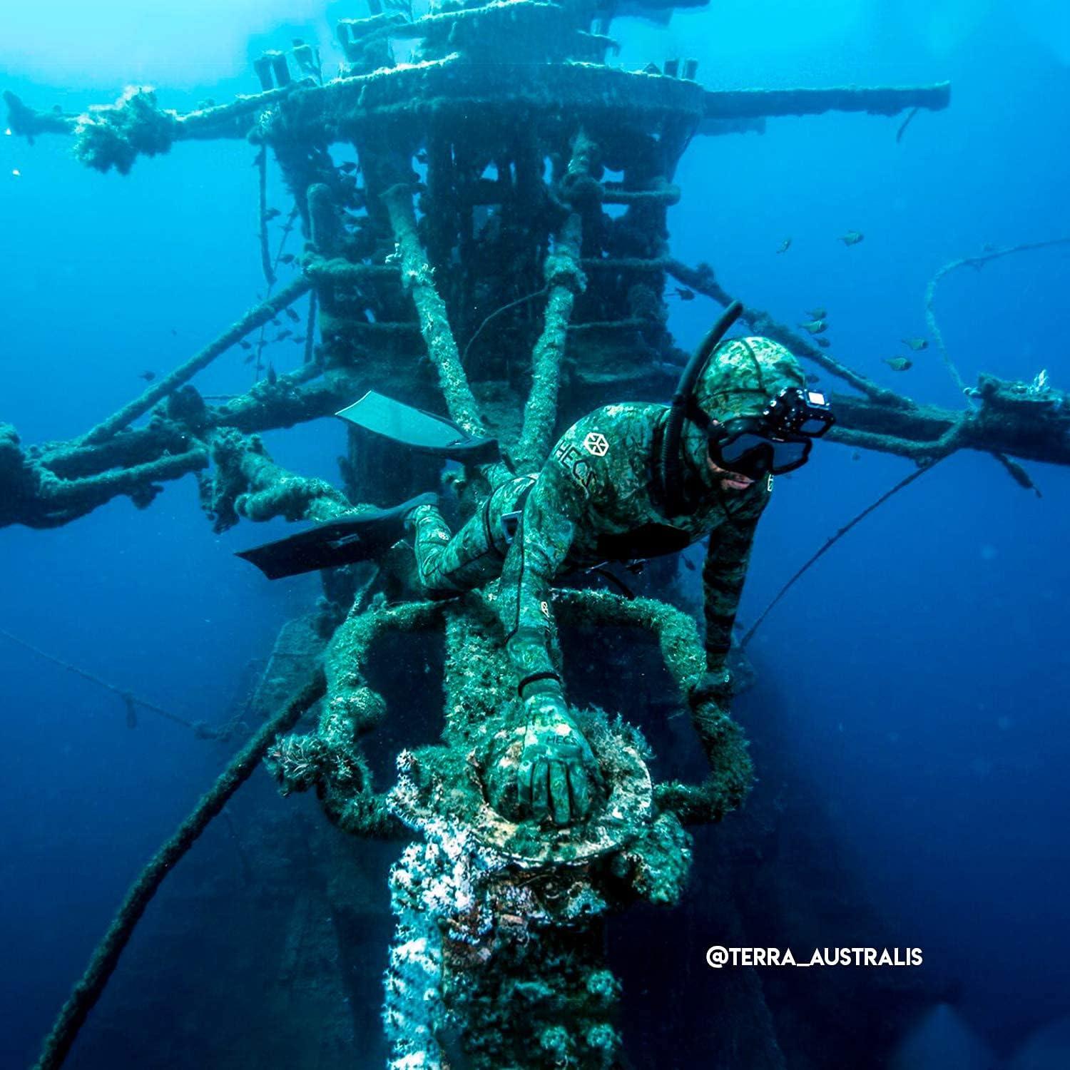 Máscara de buceo OCTOMASK con soporte para GoPro - Talla única