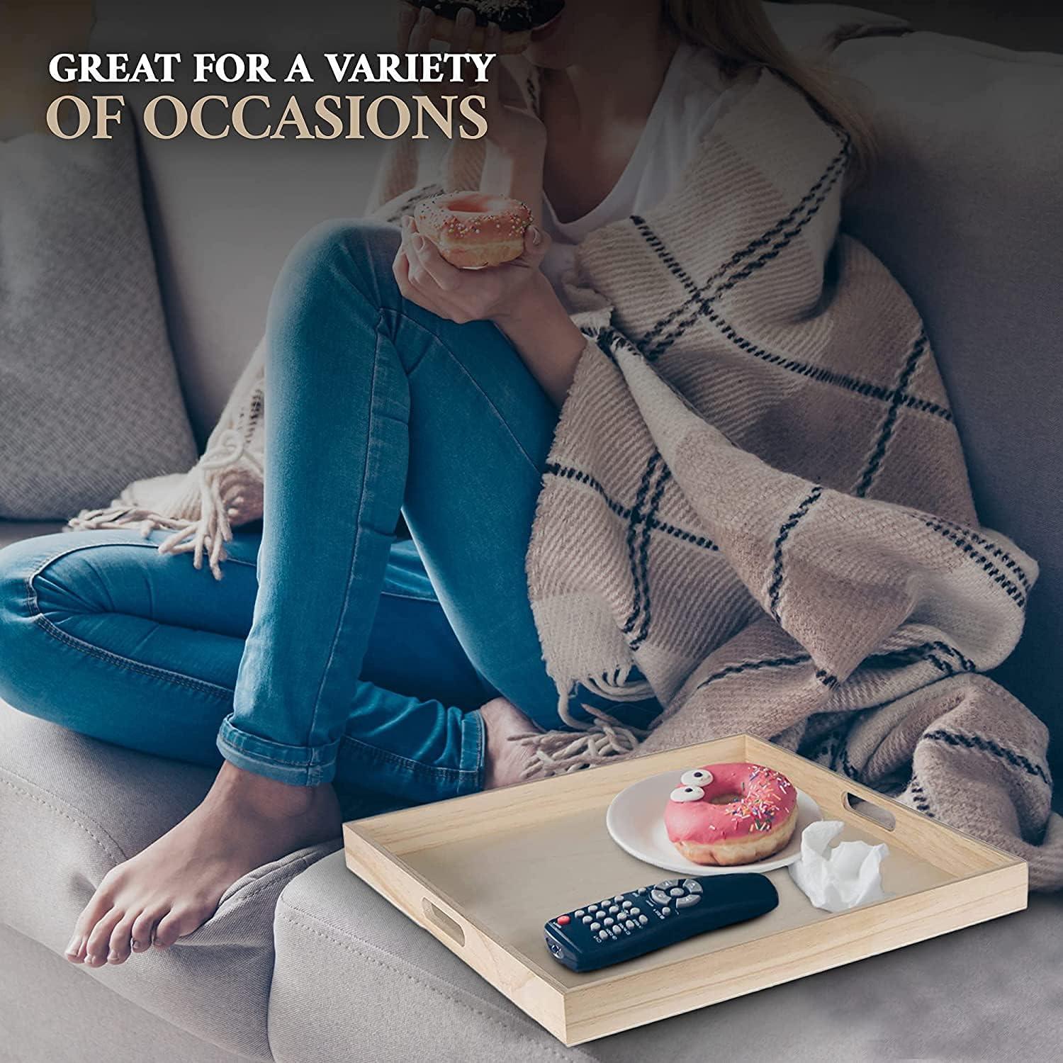 Bandejas Cuadradas de Madera Hammont - 30 Piezas para Servir