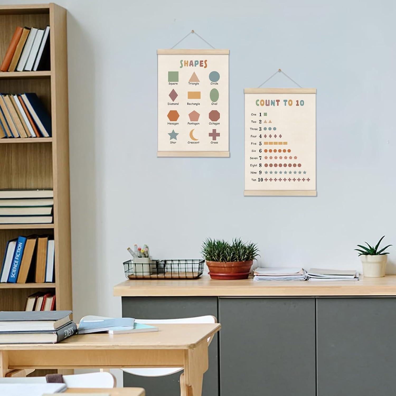 Set de 2 Marcos para Pósteres Educativos DOI-LANEE 30.5x40.6 cm