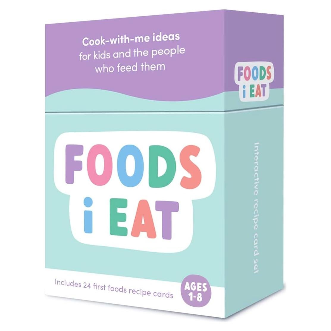 Juego de Tarjetas de Recetas Saludables Montessori Delano - 24 Piezas