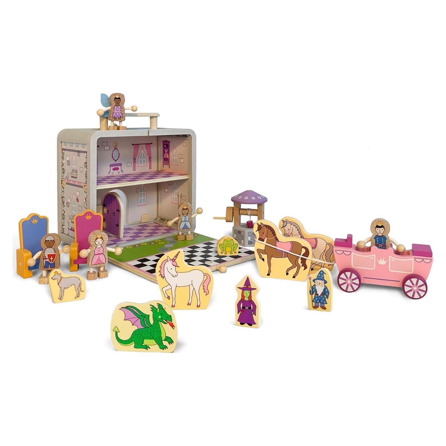 Juego de Maleta de Princesa Jack Rabbit Creations 18 Piezas