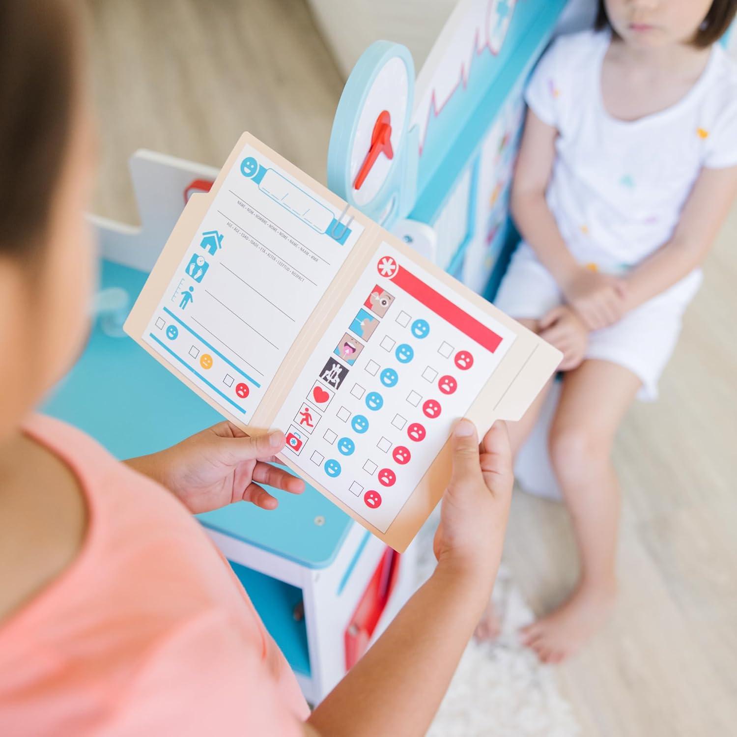 Centro de Actividades de Doctor Melissa & Doug - Madera, 90x95 cm