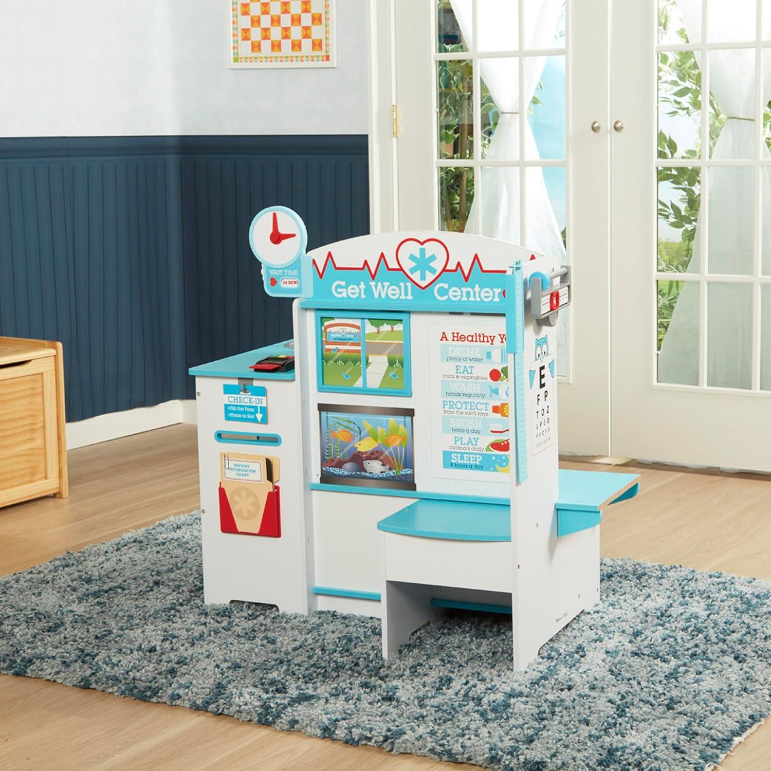 Centro de Actividades de Doctor Melissa & Doug - Madera, 90x95 cm