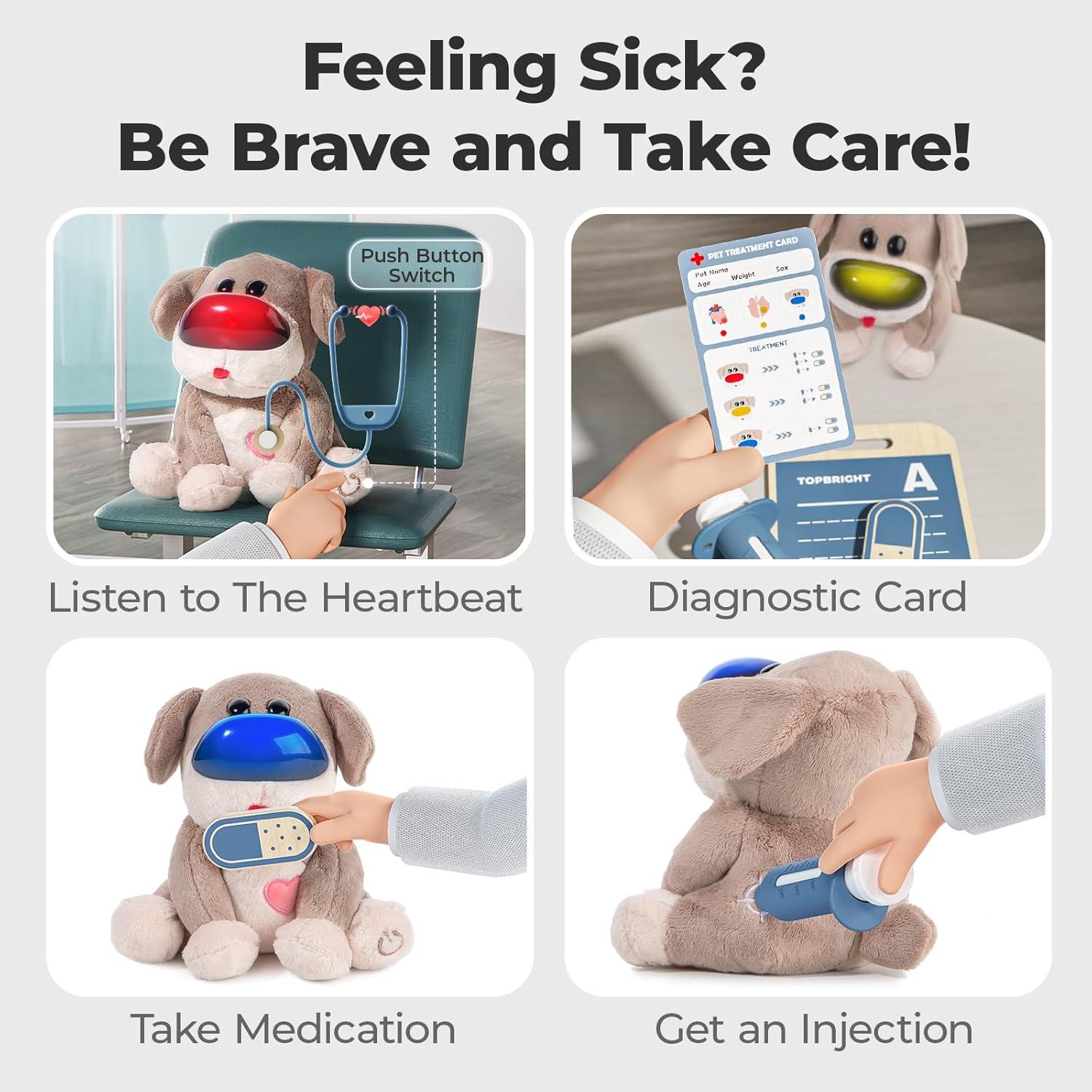 Juego Interactivo Veterinario TOP BRIGHT para Niños 3-5 Años