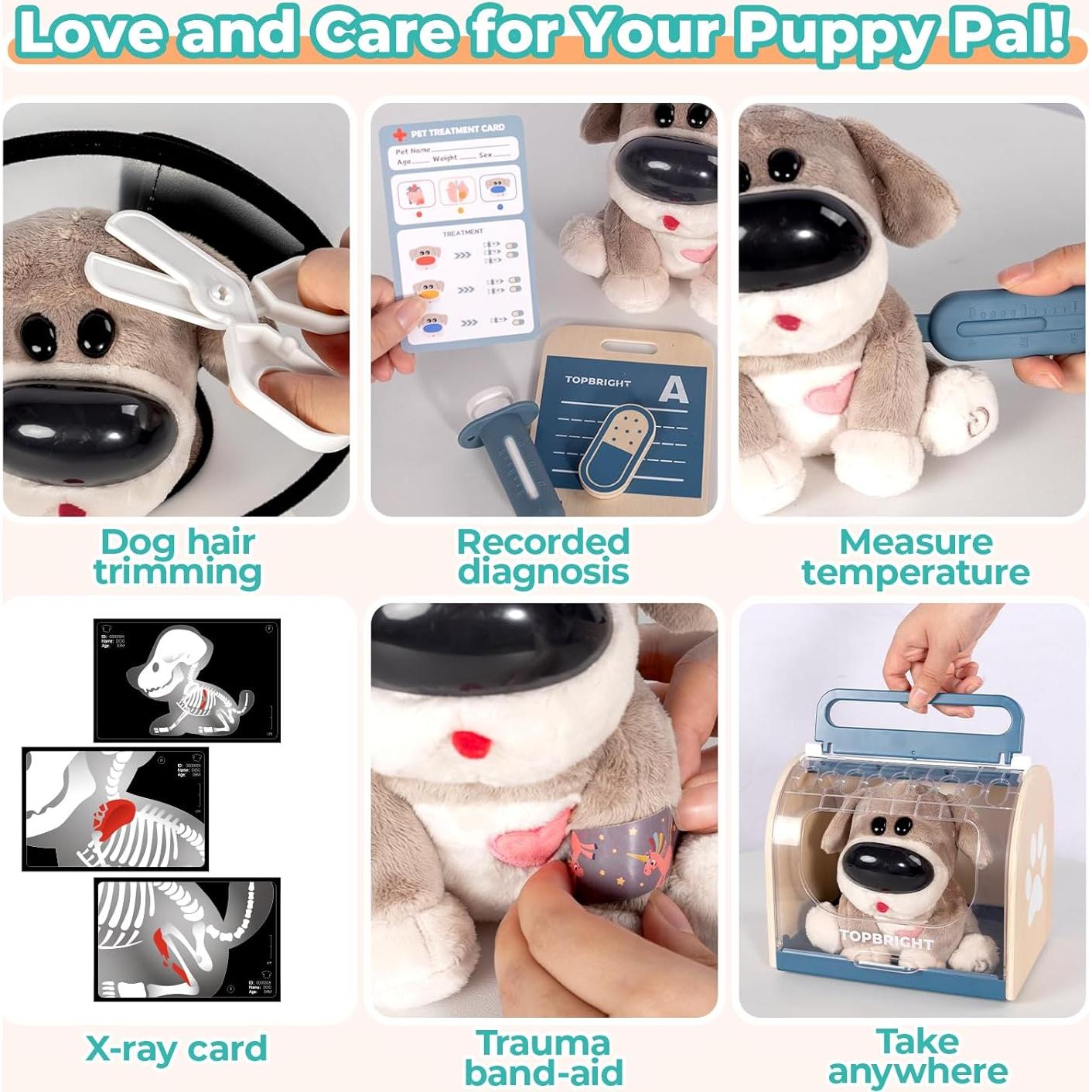 Juego Interactivo Veterinario TOP BRIGHT para Niños 3-5 Años