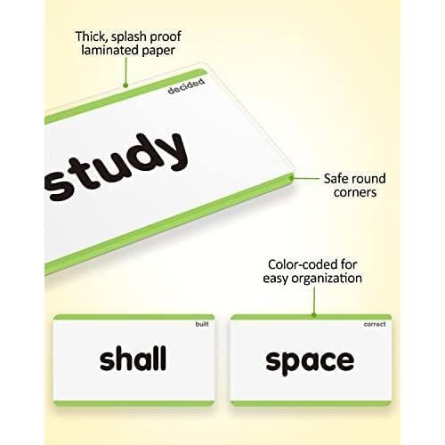 Tarjetas de Aprendizaje Coogam 520 Palabras de Vista Educativas