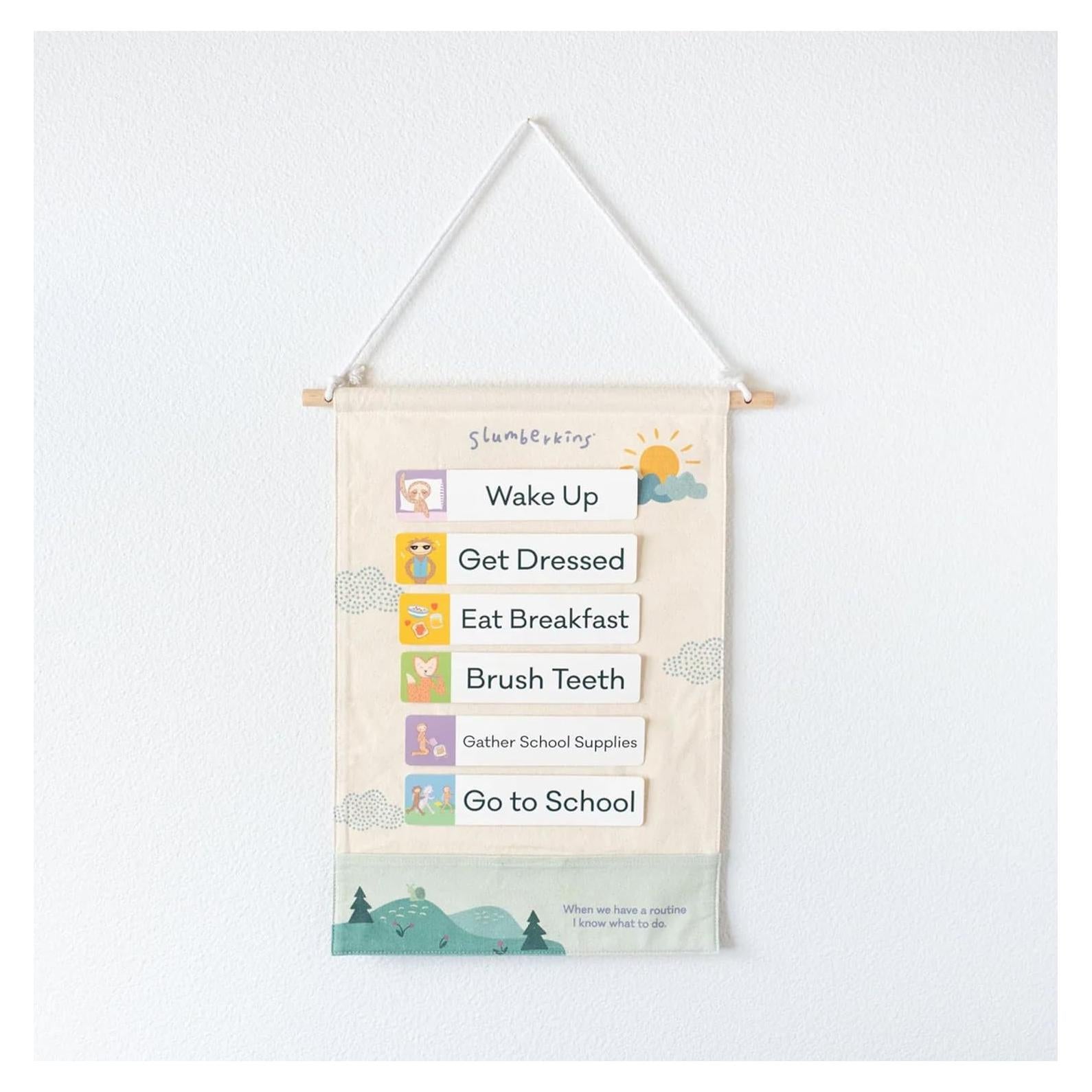 Programa Visual Slumberkins 18 Piezas para Rutinas Niños