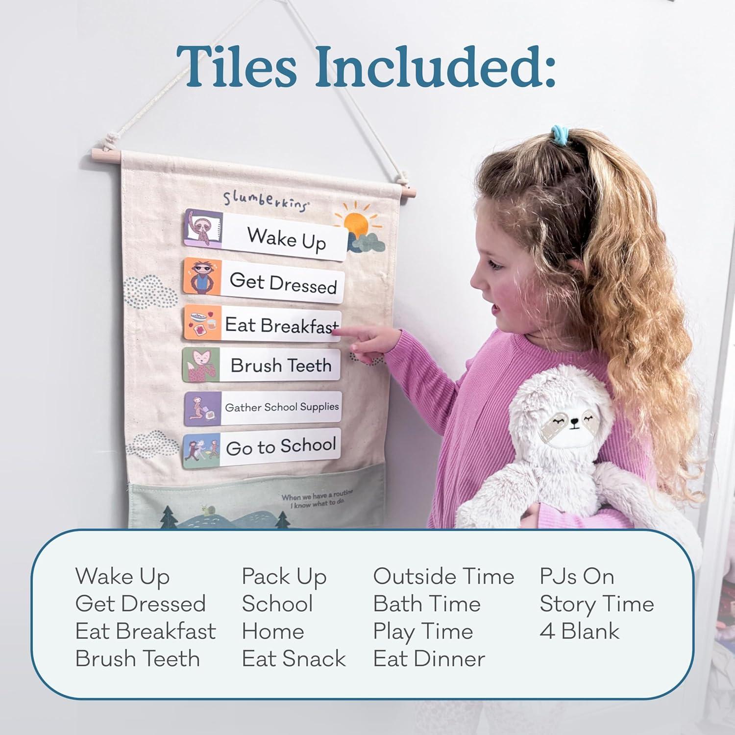 Programa Visual Slumberkins 18 Piezas para Rutinas Niños