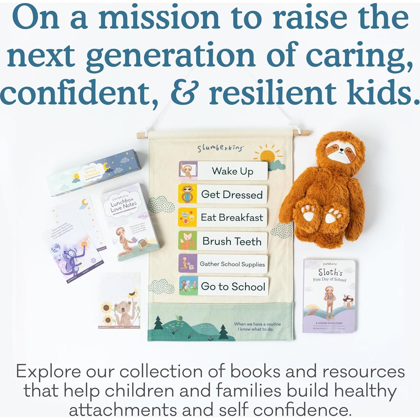 Programa Visual Slumberkins 18 Piezas para Rutinas Niños