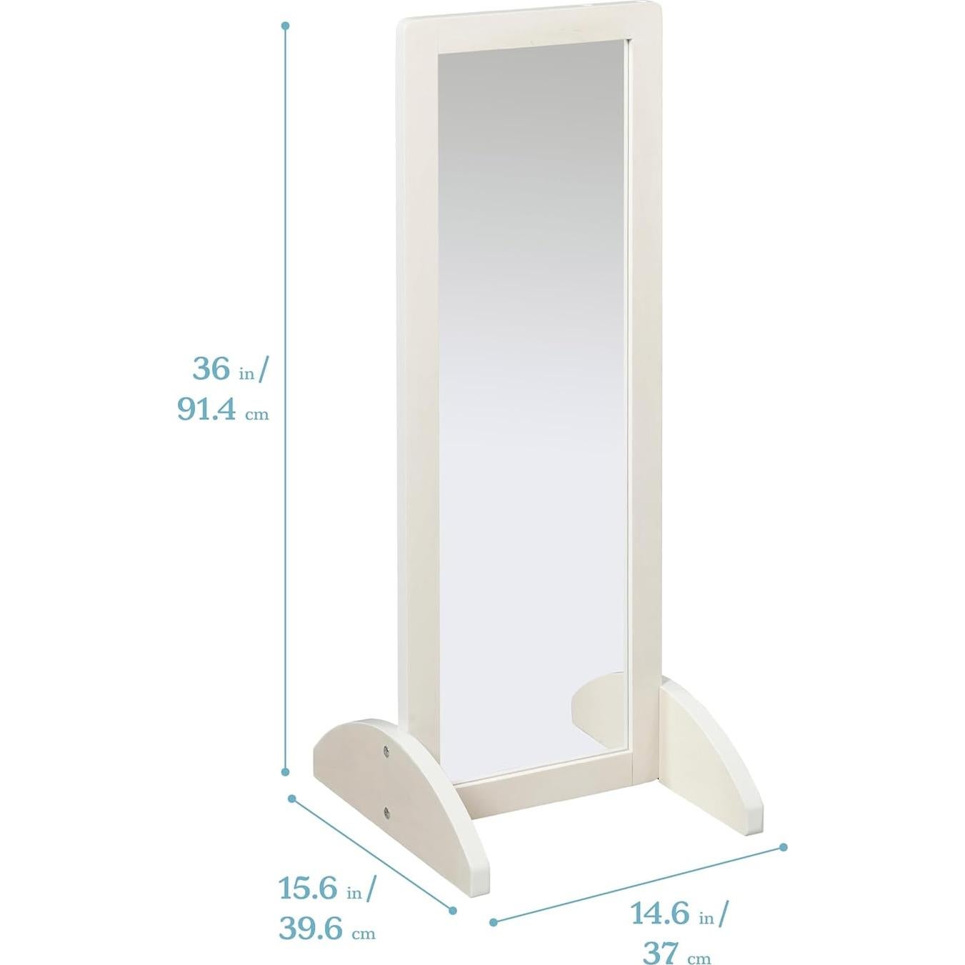 Espejo Bi-Direccional ECR4Kids para Niños - Lavado Blanco